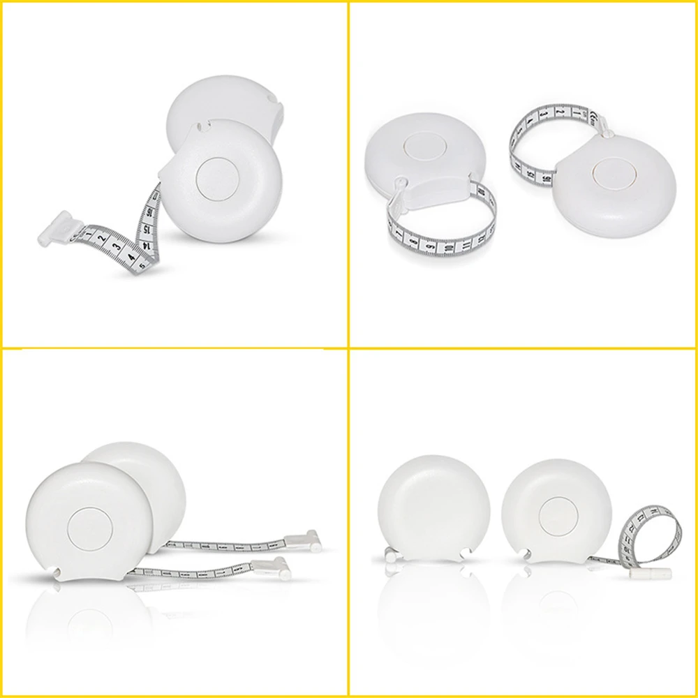 2 Metro A Nastro Retrattile Doppia Scala - Misurino 150cm Per Cucito E Body Measuring - Foto 3