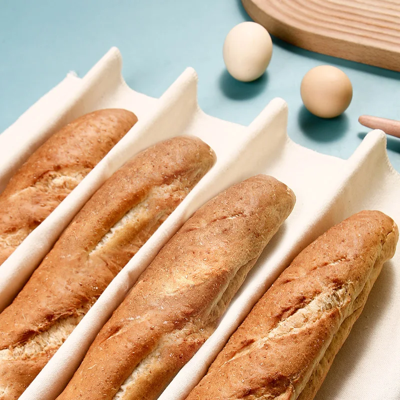 Baking Mat Pastry Baker's Couche Proofing Cloth Linen Fermented Dough Bakers Pans Proving Bread Baguette Flax Cloth