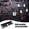 Screwdriver Storage Rack Heavy Duty Metal Multi-functional Tool Organizer Storage Shelf 40cm/15.75 Inch Hand Tool Organizer 4