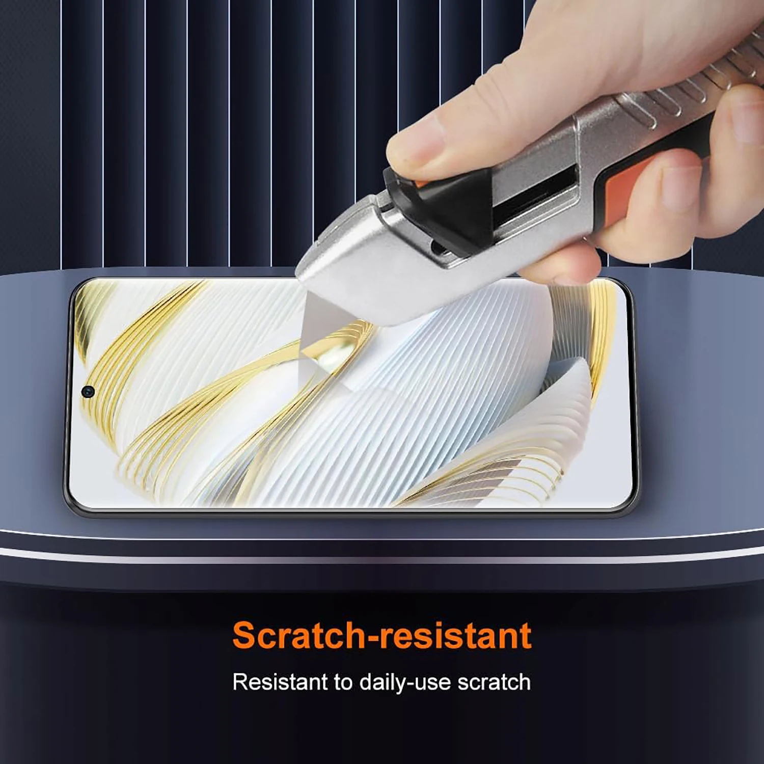 1/4 قطعة زجاج مقسى ثلاثي الأبعاد لهاتف HONOR 90 Ho...