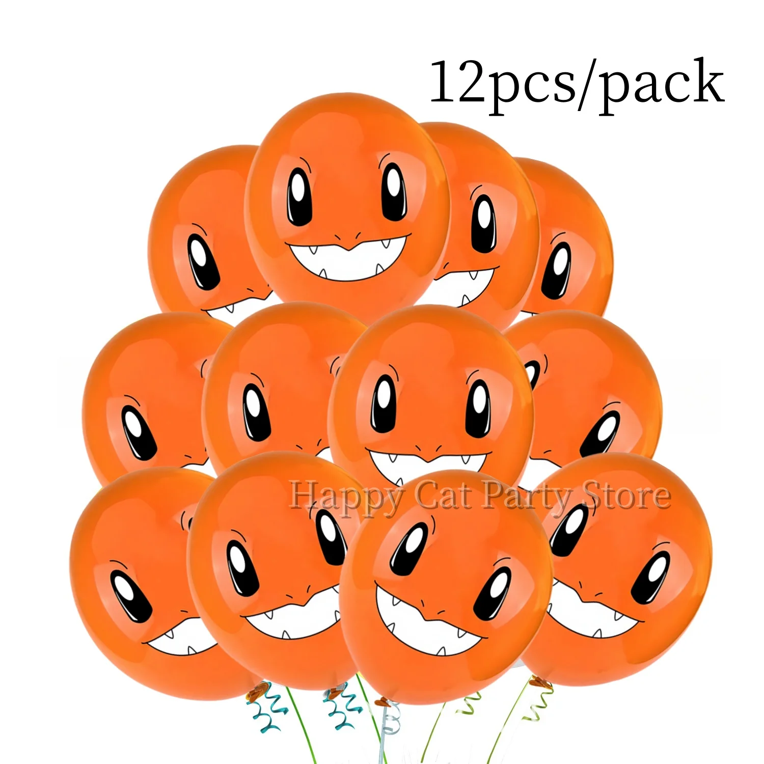 Charizard Ballon-Set „Alles Gute zum Geburtstag“ Folienballon Party-Deko Charizard Latex-Ballons Baby-Shower Kinder Jungen Party-Zubehör – Detail 4