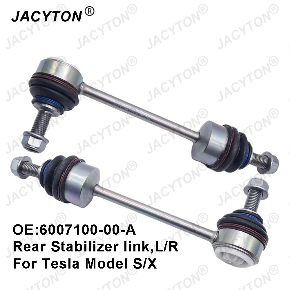 

JACYTON Pair Rear Stabilizer Link for Tesla Model S Model X 6007100-00-A 600710000A L=R