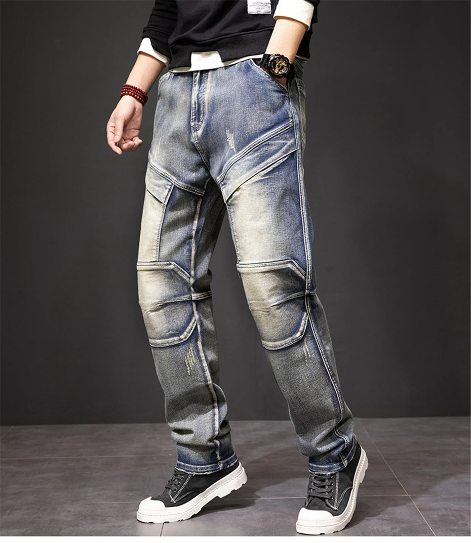 Jean Cargo Multi-poches Pour Hommes, Grande Taille 29-40 42, Vêtements  Militaires Décontractés, Haute Qualité, Nouvelle Collection 2020 - Jeans -  AliExpress