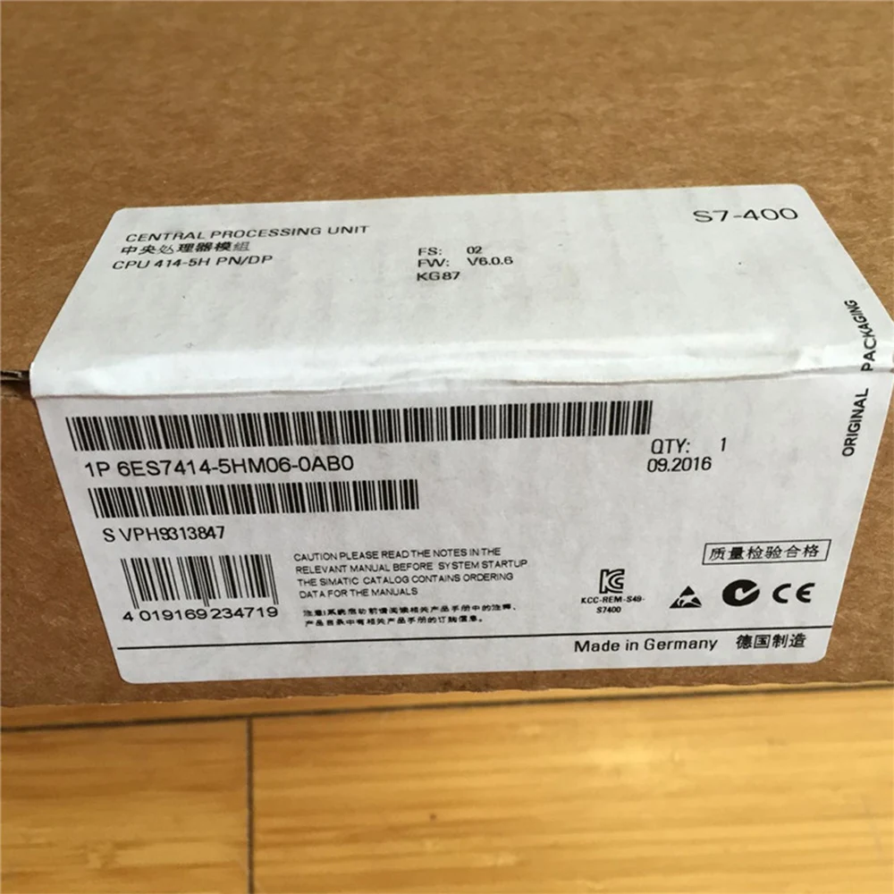 For Siemens 6Es7 414-5Hm06-0Ab0 Module In Box