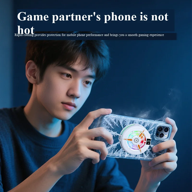 2026년 인기 모바일폰 쿨러, 반도체 냉각, 디지털 디스플레이, 마그네틱 클립, 라이브 스트리밍, 제빙 기능 탑재