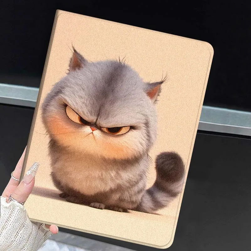 Chubby Orange Cartoon Cats Soft Tablet Case