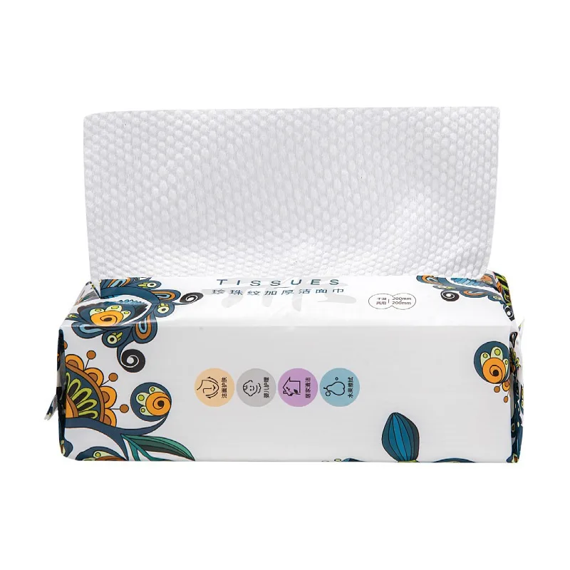 1Pack Cotton Wet and Dry Disposable Face Wash Makeup Remover Cleansing Cotton Beauty Tissue Soft Makeup Towel