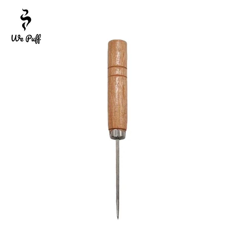 WU PUFF Hookah Wooden Foil Poker Puncher Foil Piercing Tool Single Needle Puncher Chicha Aluminum Shisha Accessories
