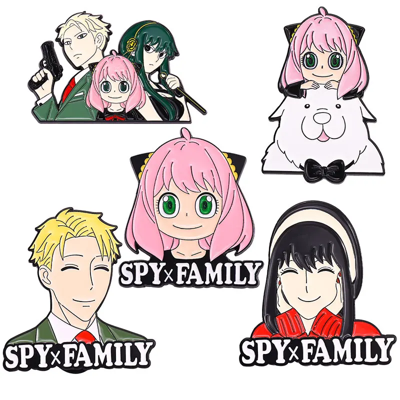 

SPY×FAMILY Hard Enamel Pin Lapel Pin for Clothes Brooches on Backpack Briefcase Badge Jewelry Decoration Gifts for Friend