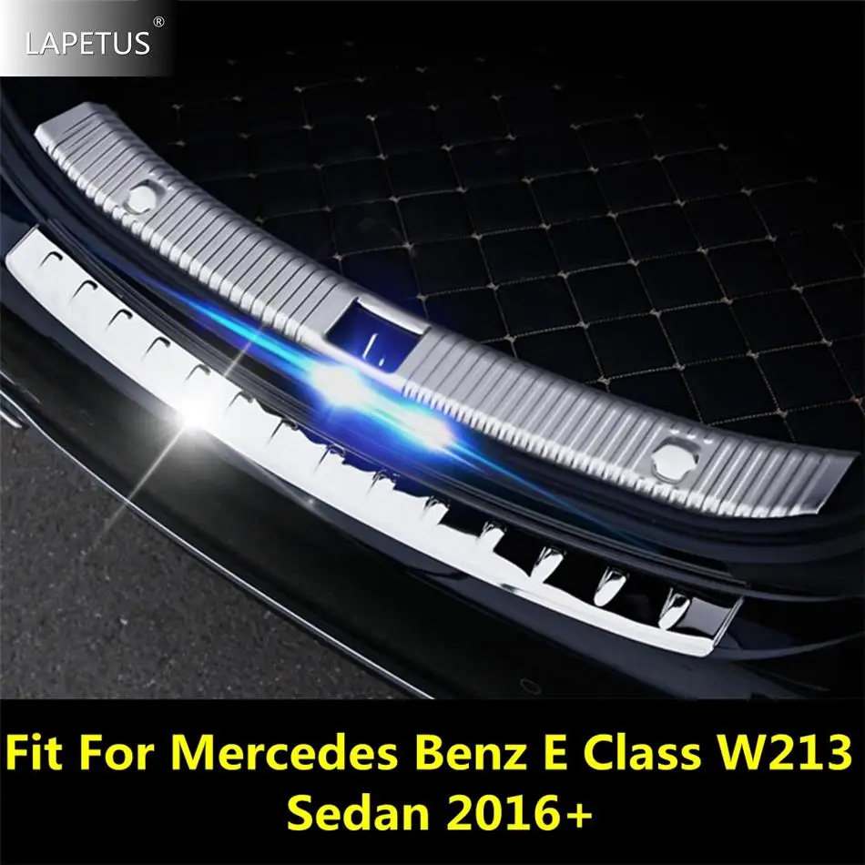 

Rear Trunk Bumper Sill Plate Protect Plate Sill Trunk Guard Cover Trim For Mercedes Benz E-Class E CLASS W213 Sedan 2016 - 2021
