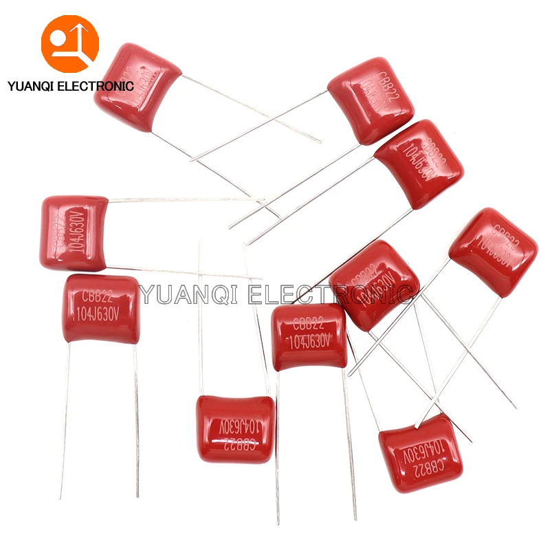 CBB Polypropylene Film Capacitor 10pcs 63V 100V 250V 400V 450V 630V 2000V 103J 104J 105J 155J 223J 224J 225J 334J 474J 475J