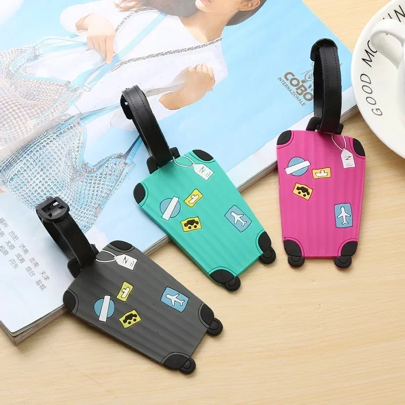 Chic Silicone Luggage Tags for Women - Stylish Travel Accessory