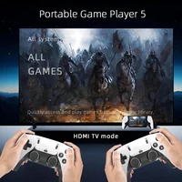 Console de jeu vidéo portable Project X HC8000 PSP compatible avec les émulateurs, écran 7 pouces, lecteur de jeux rétro avec 2 manettes 3