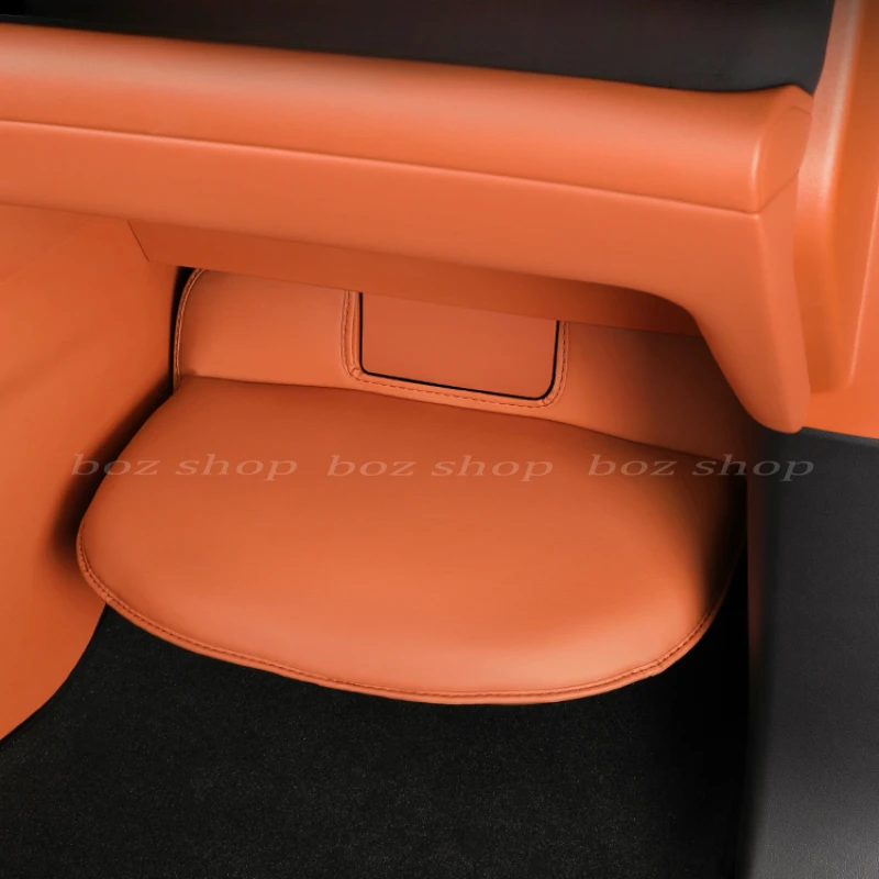 부조종사 발 페달 보호 커버 시트 발차기 방지 패드, 승객 발받침 커버, 다리 받침대 패드, AITO M9 용 자동차 액세서리