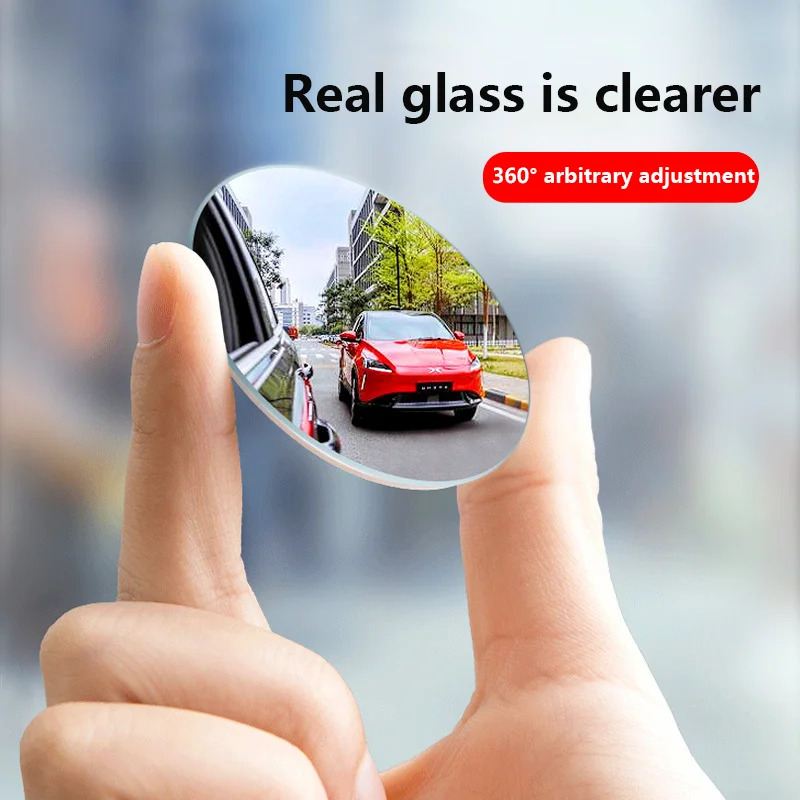 Blind Spot Mirror 1Pair Car 360 Degree Adjustable Rearview Convex For Reverse Wide Angle Parking Rimless Mirrors