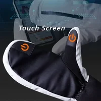 Gants de ski d'hiver imperméables pour snowboard, écran tactile, gants de neige thermiques épais pour hommes et femmes, mitaines chaudes pour motoneige 2