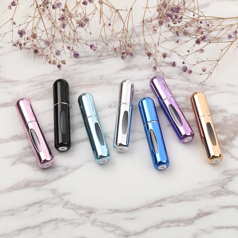 5ml 8ml Portable Mini Refillable Perfume Bottle With Spray Scent Pump Empty Cosmetic Containers Atomizer Bottle For Travel Tool 3