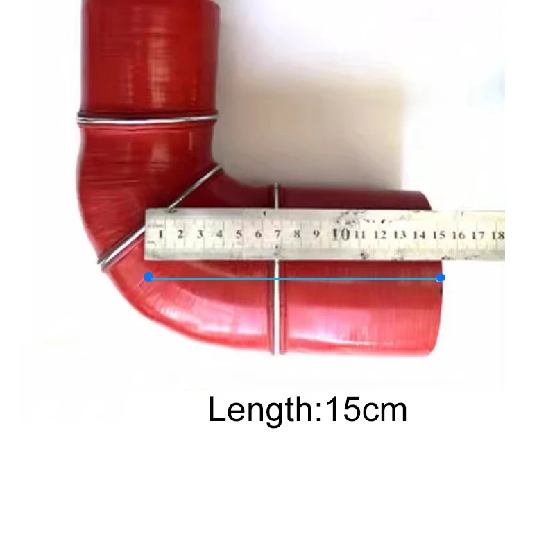90 Degree Elbow Reducer Silicone Hose Coupler Intercooler Tube Pipe ID16~150mm Turbo Intake Pipe Car Accessories Universal