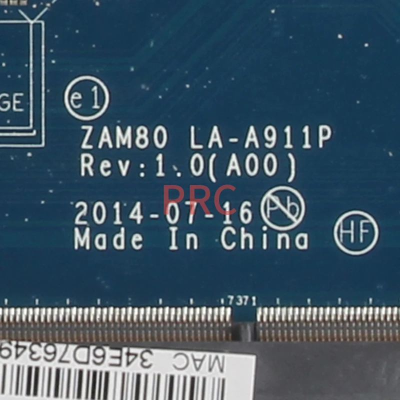 Placa-mãe Portátil para Dell Latitude E5550 La-a911p La-a913p 0h89gr 0m5hv7 0w4ctj 0dwvyv 099nch 0mtn7p Notebook Mainboard - Imagem 4