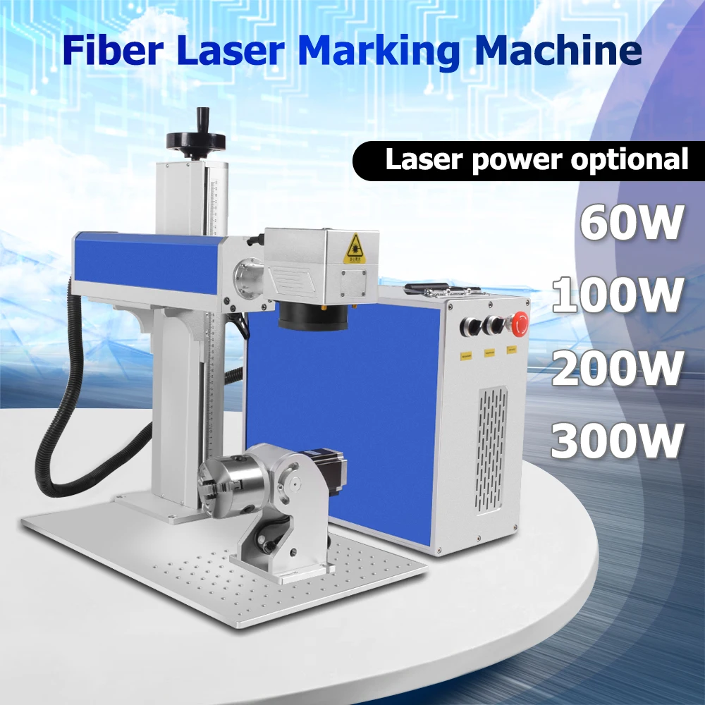 JPT MOPA E2 200W Luftgekühlte Tragbare Faserlaser-Markiermaschine & JCZ Software Metallring-Gravur Ohne Substratbeschädigung – Detail 2