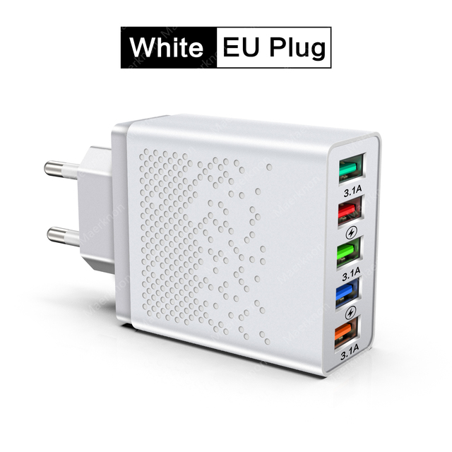 Charger Quick Charge 3.0 48W Phone Charger For iPhone 13 12 Pro Max Wall Fast Charging Charger Adapter for Samsung Xiaomi