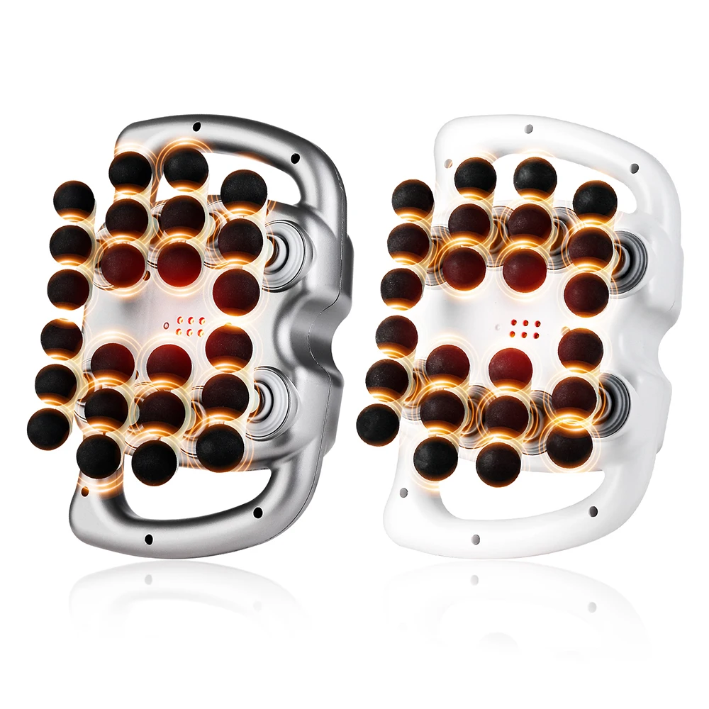 24 Heads Fascia Gun High-Frequency Vibration Massager Relieve Fatigue Back Waist Massager Neck Shoulder masajeador