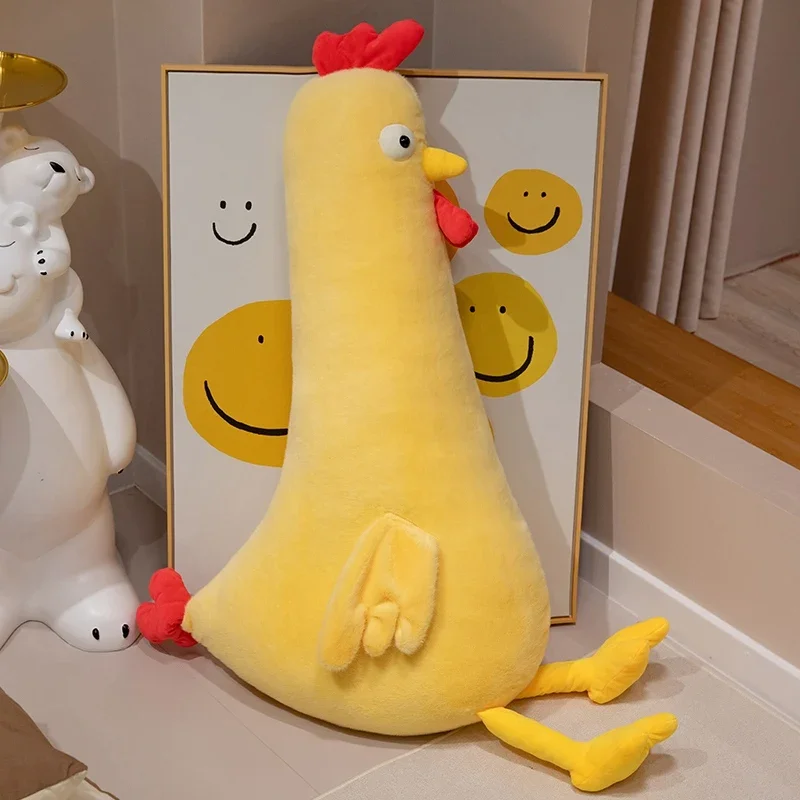 New Kawaii Baby Sleepping Chicken Doll Cute Cock Plush Toys Kids Pillow Stuffed Soft Cushion Room Decor Gift