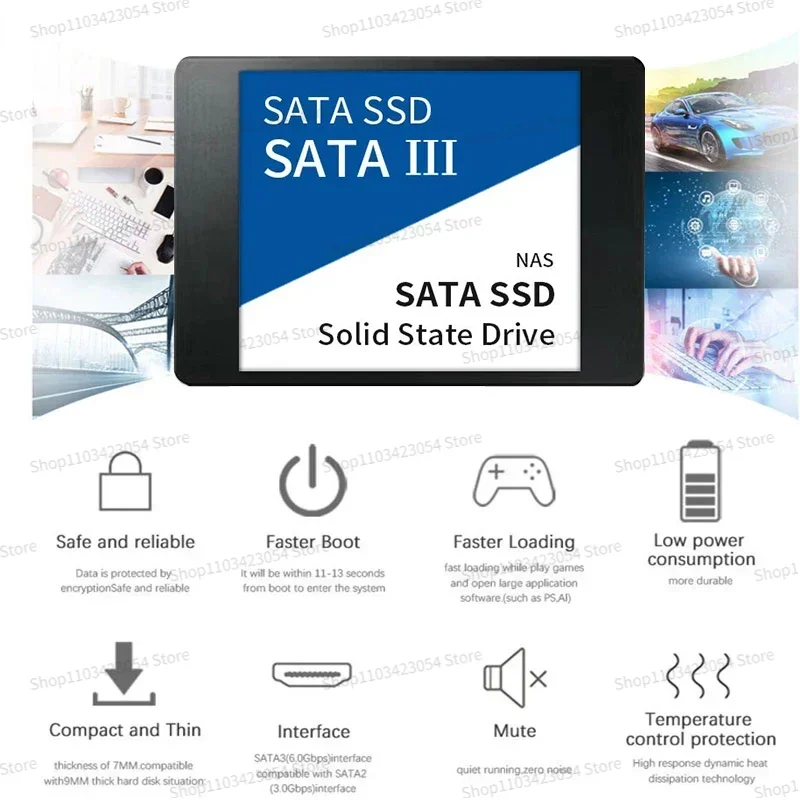 2024 4TB SSD Sata ϵ ̺ ũ, Sata3 2.5 ġ, 2TB, 1TB, 560 MB/S  ϵ ũ, ƮϿ  ָ Ʈ ̺ ġ