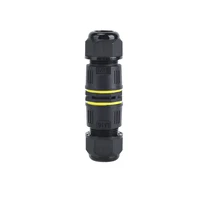 IP68 M16 M20 M25 Male Female Docking Connector Waterproof 2/3/4/5 Pin Terminal Electrical Wire  Cable Connector For Outdoor 3