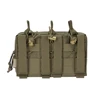 Tactical Molle Triple Magazine Pouches with Accessories Bag Open-Top Magazine Pouch Paintball Game Accessories Bags 3