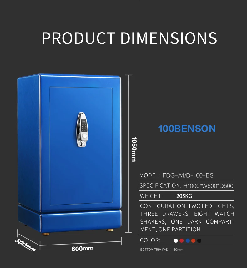 Sbff7e061d75349d590377c2160831c0b3 Luxury Automatic Watch Winder Safety Box Watch Safe Box Fo Deposit/watch/jewelry/antique Guard Against Theft Case Strong Box