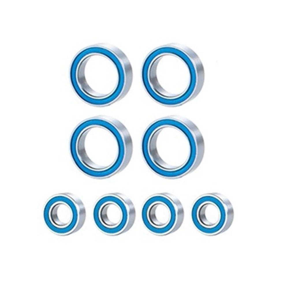 

8PCS Rubber Sealed Ball Kit for 1/16 E- Slash Summit RC Car Upgrades Parts Accessories