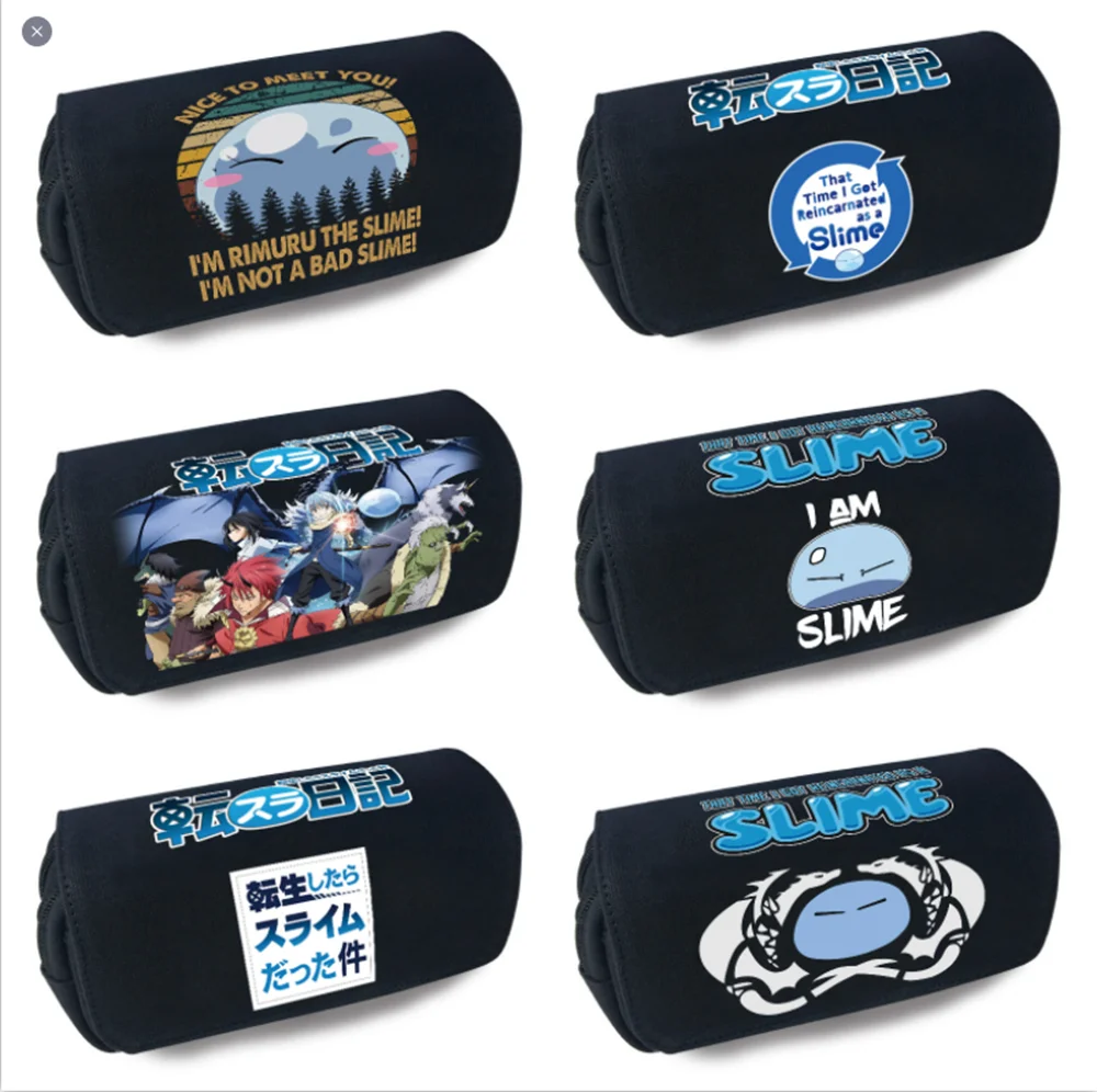 

That Time I Got Reincarnated as a Slime Rimuru Tempest Pencil Case Make up Cosmetic Bag Pencil Box Student School Office Pen Bag