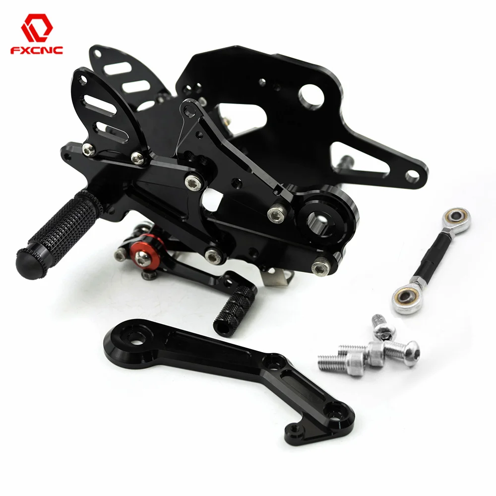 CNC Motorcycle Adjustable Rearset Footpeg Footrest Foot Peg Rear Set
