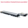 1/14 Accessories 9 Axles Metal Trailer Extendible Trailers Spare Parts for Toys RC Tractor Truck Car Vehicle Models TH23522 1