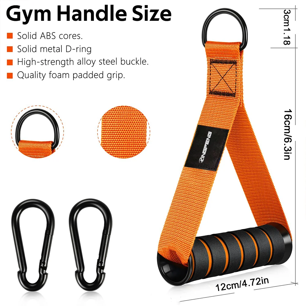 Enhanced Fitness Training Resistance Bands Handlebar Attachment