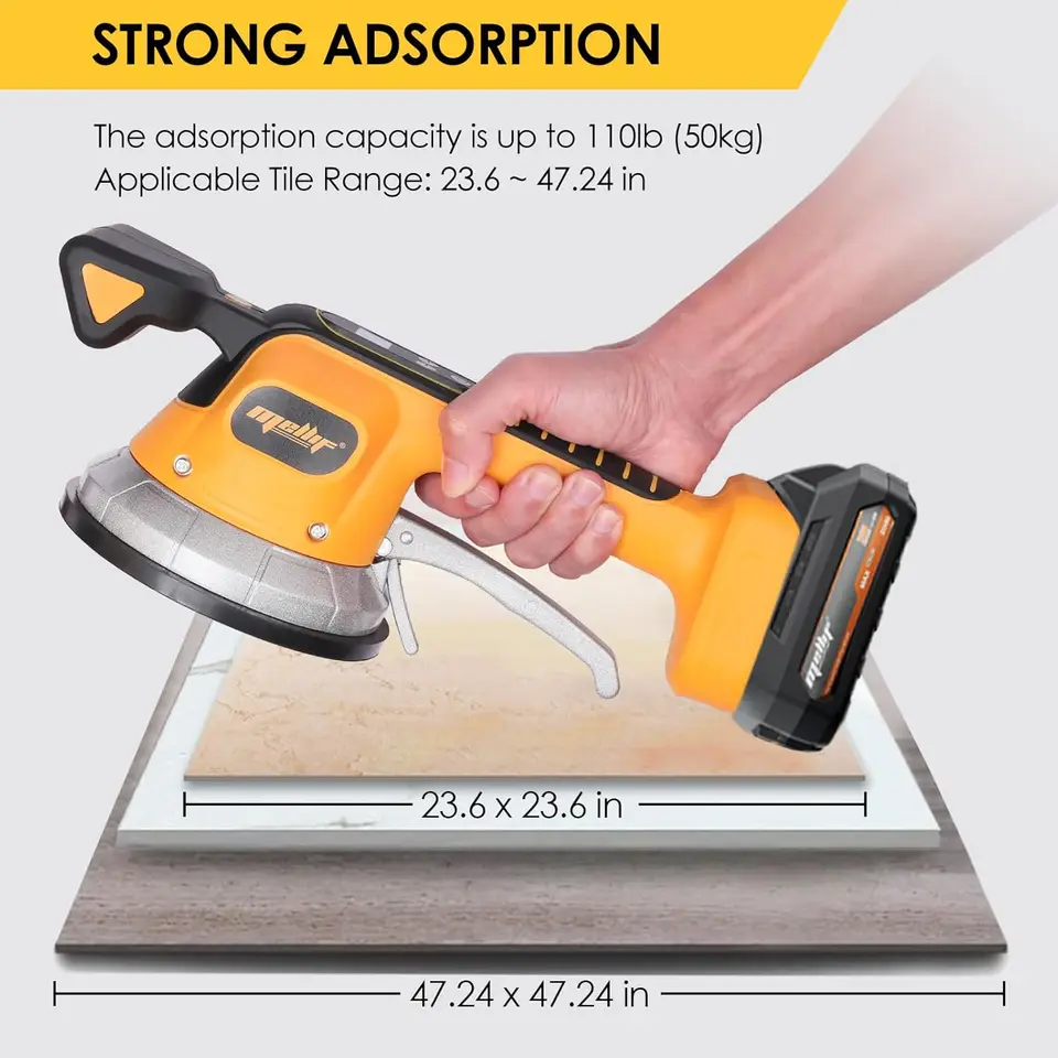MXBAOHENG Vibratori Per Piastrelle A Batteria 12000VPM Capacità Di Carico100kg Vibratore Per - Foto 6