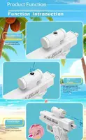 Funny Double-Sided Reverse Water Gun - Summer Prank Toy,Mini Tactical Water Sprayer for Kids & Adults, Pool Beach Water Fight 5