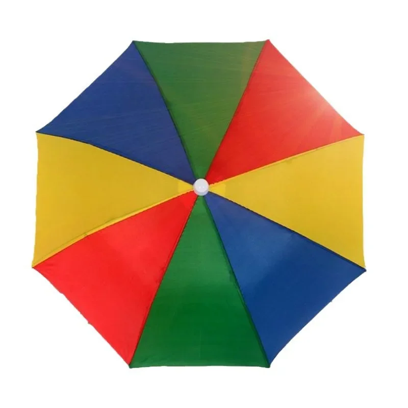 Children's Umbrella Hat Head-Wearing Fishing Travel Sunshade Rainproof Outdoor Windproof Sunny-Rain Umbrella Cap for Fishing Boa