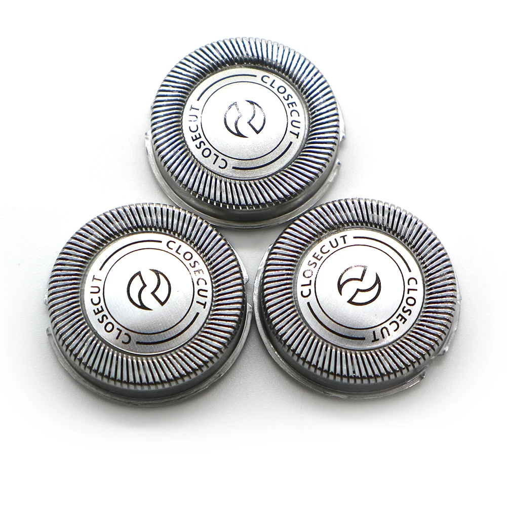 Cabezal de repuesto para afeitadora Philips, cabezal de afeitadora de 3 piezas, para HQ56, HQ55, HQ4 +, HQ3, Reflex Plus, HQ6843, HQ300, HQ64, HQ916