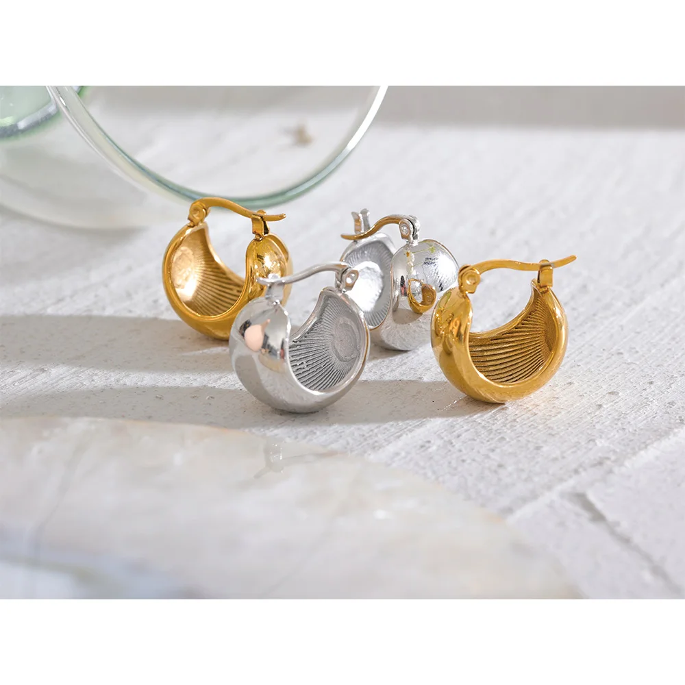 Yhpup Earrings Chunky Geometric
