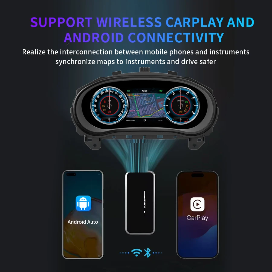 Linux System LCD Digital Dashboard Cluster For Opel Insignia Buick Regal 2014-2019 Virtual Instrument Panel Cockpit Speedometer 6