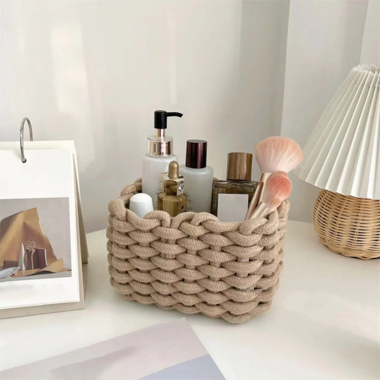 Handmade Cotton Organizer Basket 2
