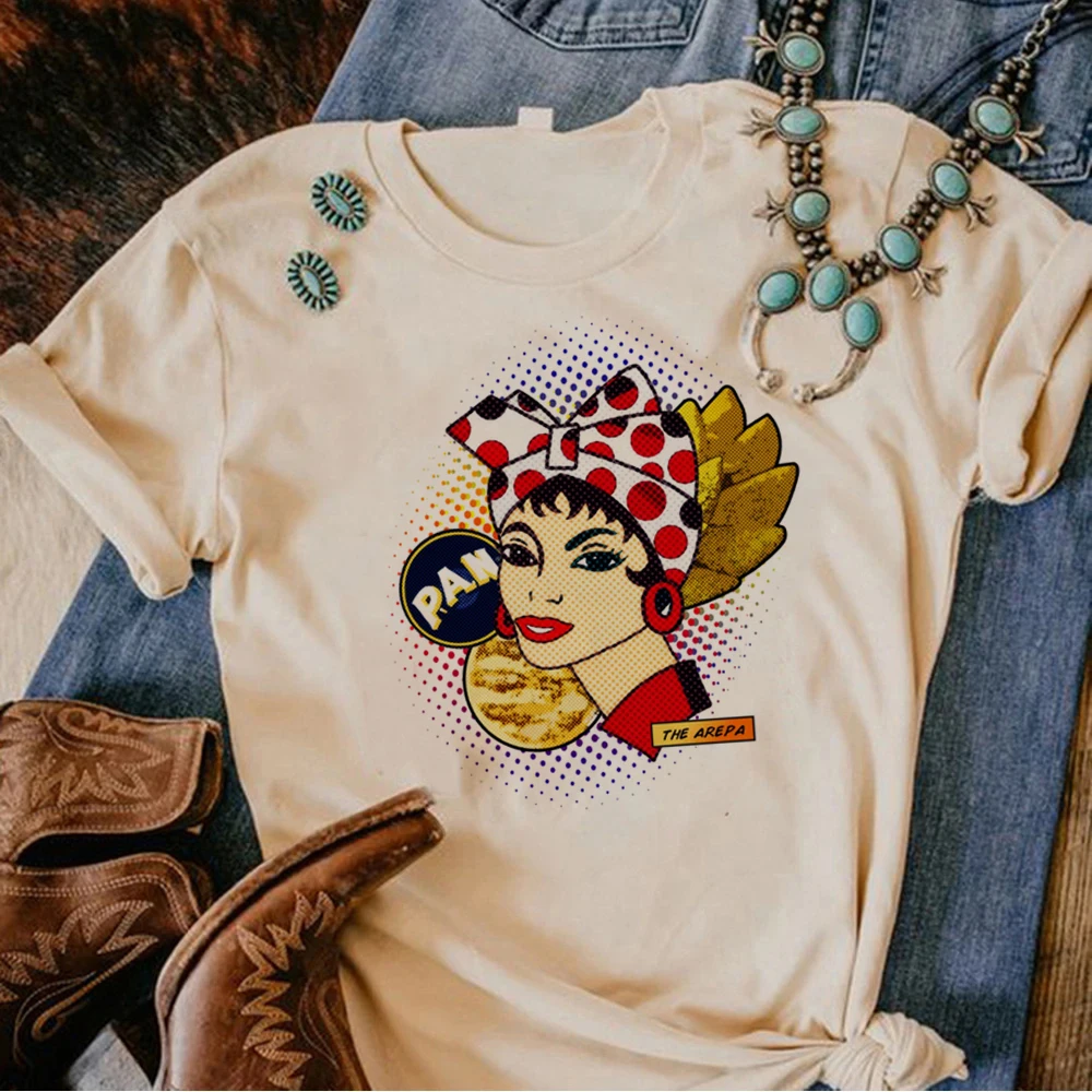 

Venezuela t-shirts women funny streetwear anime t-shirts female designer clothing