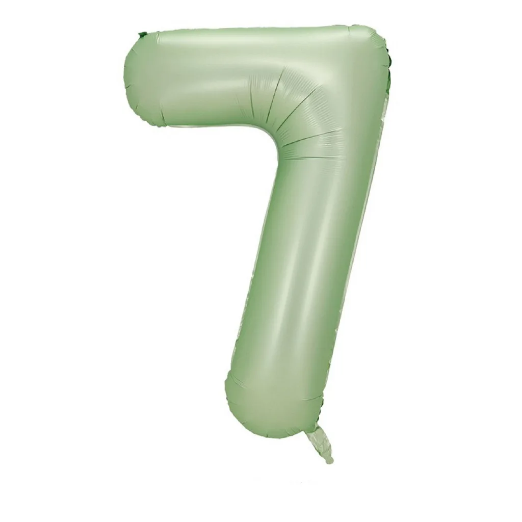 1 Stück 40 Zoll Amerikanische Version Olivgrüner Zahlenballon 0123456789 Matcha-Grün Großer Digitaler Folienballon Geburtstagsparty-Dekoration – Detail 9