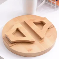 Tray Table Sofa Natural Wooden Sofa Tray Practical TV Snack Multifunctional Lazy Fruit Snacks Plate Sofa Armrest Clip-On Tray 2