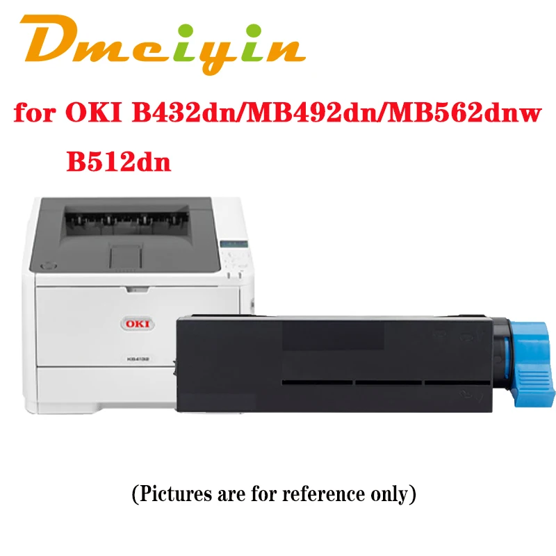 for 12K Pages OKI B432dn/MB492dn/MB562dnw/B512dn 45807112/45807110/45807111/45807121 Toner Cartridge