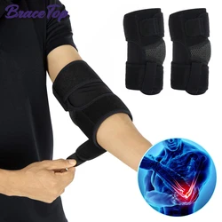 BraceTop Sports Elbow Brace Tennis Compression Sleeve Wrap for Golfer Bursitis Arm Tendonitis Support Strap Epicondylitis Unisex
