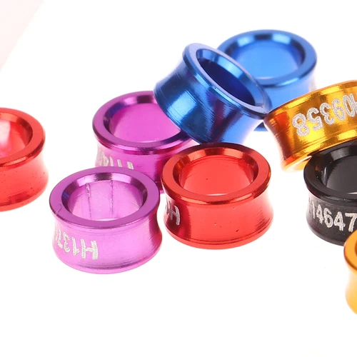 앵무새 다리 반지 비둘기 발 반지, 새 앵무새 먹이 식별, 야외 비행 훈련 새 용품, 4mm, 5mm, 6mm, 7mm, 8mm, 10 개 3