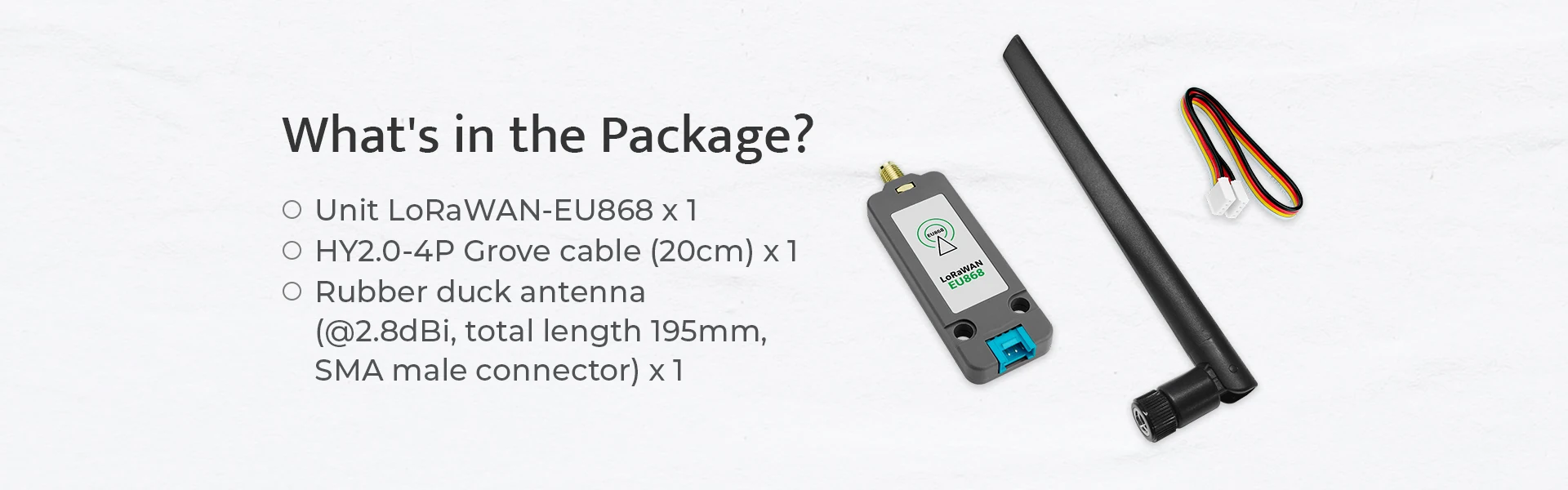 Official LoRaWAN Unit EU868(STM32WLE5) with Antenna
